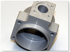 Electro-Mechanical actuator motor Cap. Made from 2024 Aluminum with chromic anodize finiish.