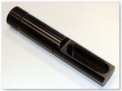 Refractometer body made complete on multi axis lathe. 

